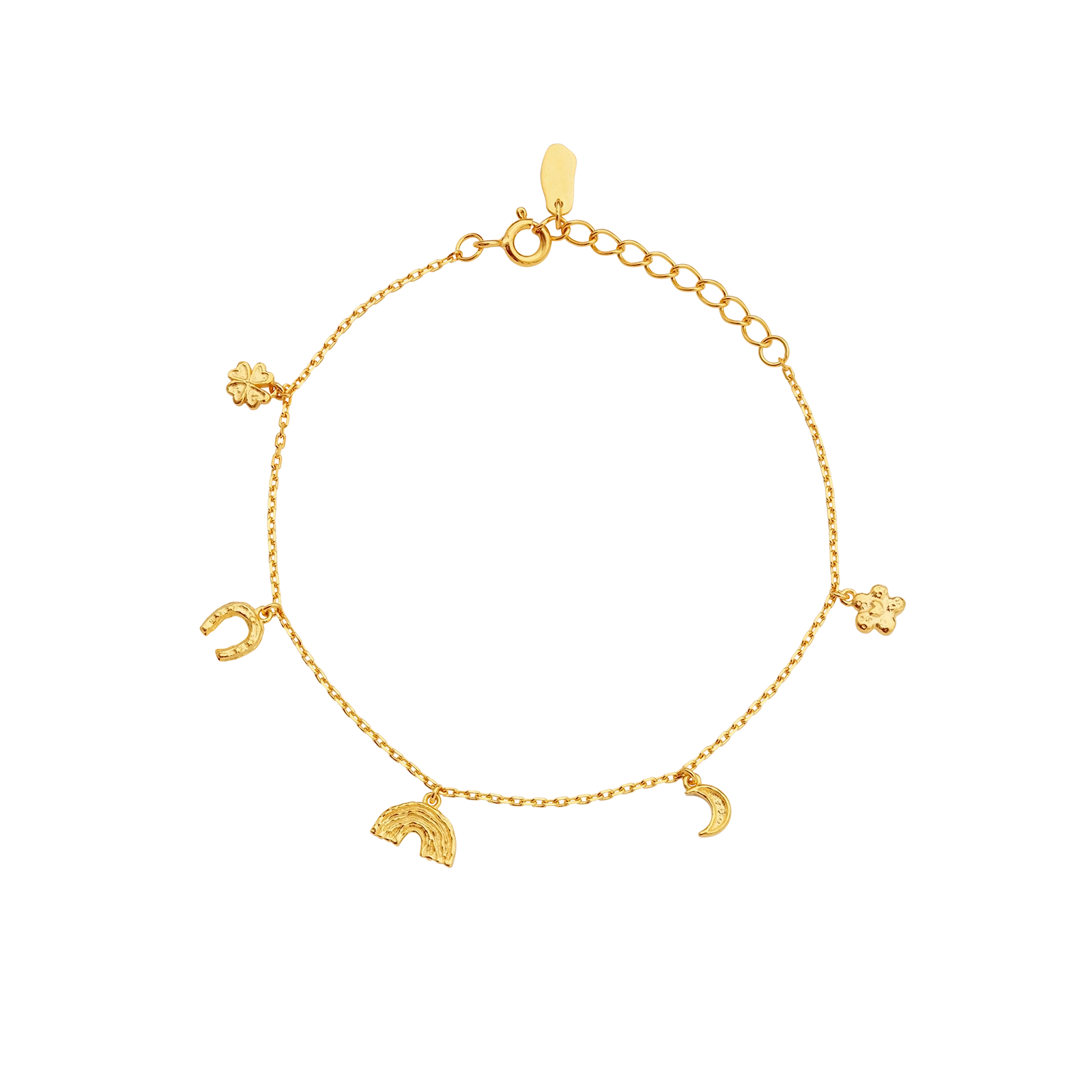 Lucky Charm armbånd  - forgyldt