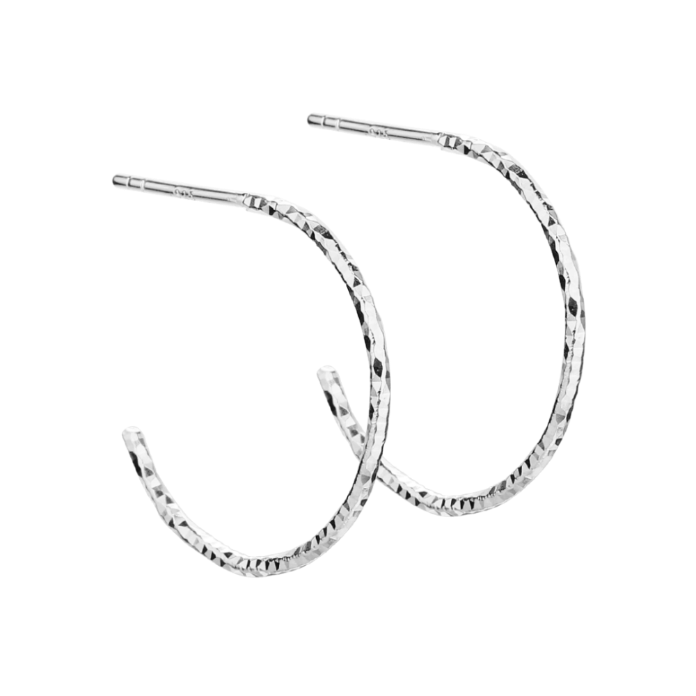 DIAMOND CUT Hoop 20 mm.
