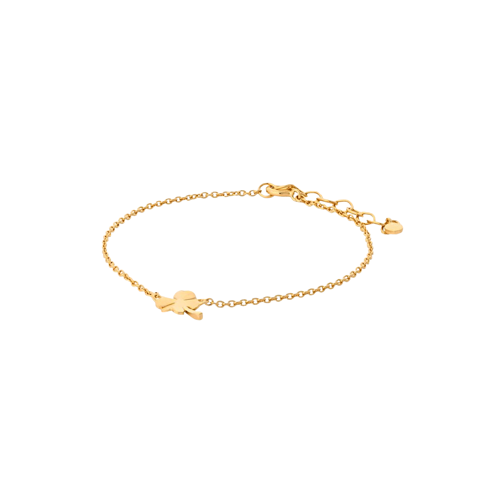 Clover kløver armbånd - Forgyldt