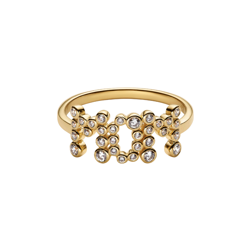 Mom Collet Ring - Guld