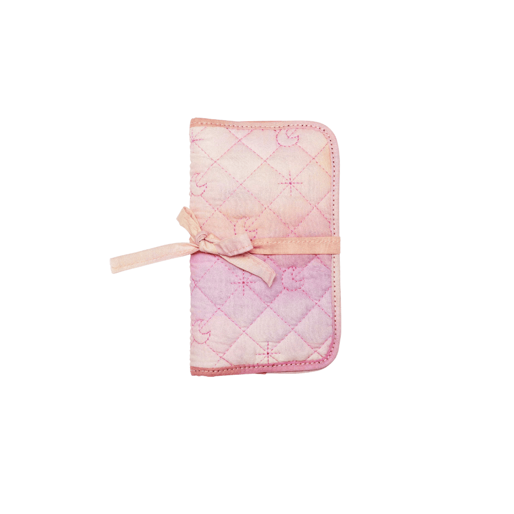 Moon and stars Rose clutch smykkepung
