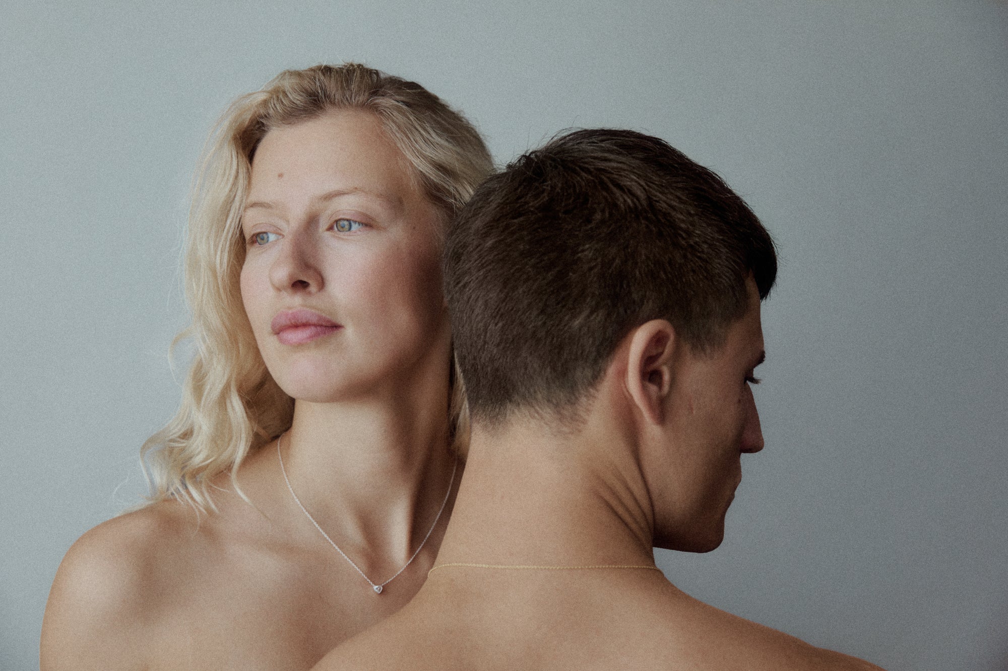 Ophelia halskæde med hjerte - sølv