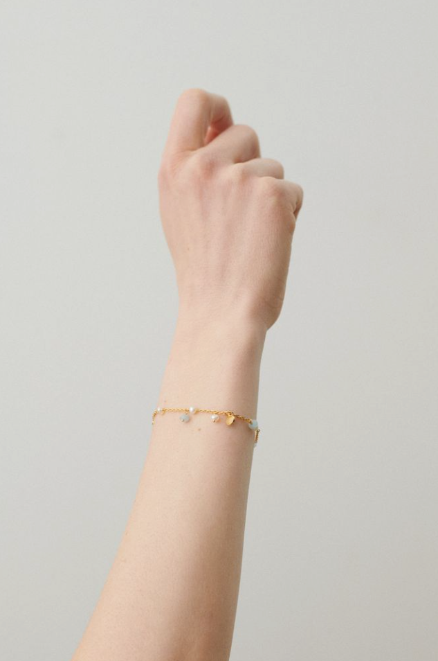 Afterglow Sea armbånd - forgyldt