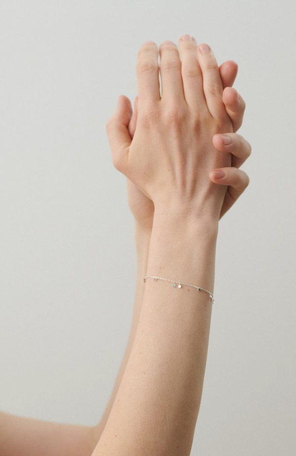 Glow armbånd - sølv