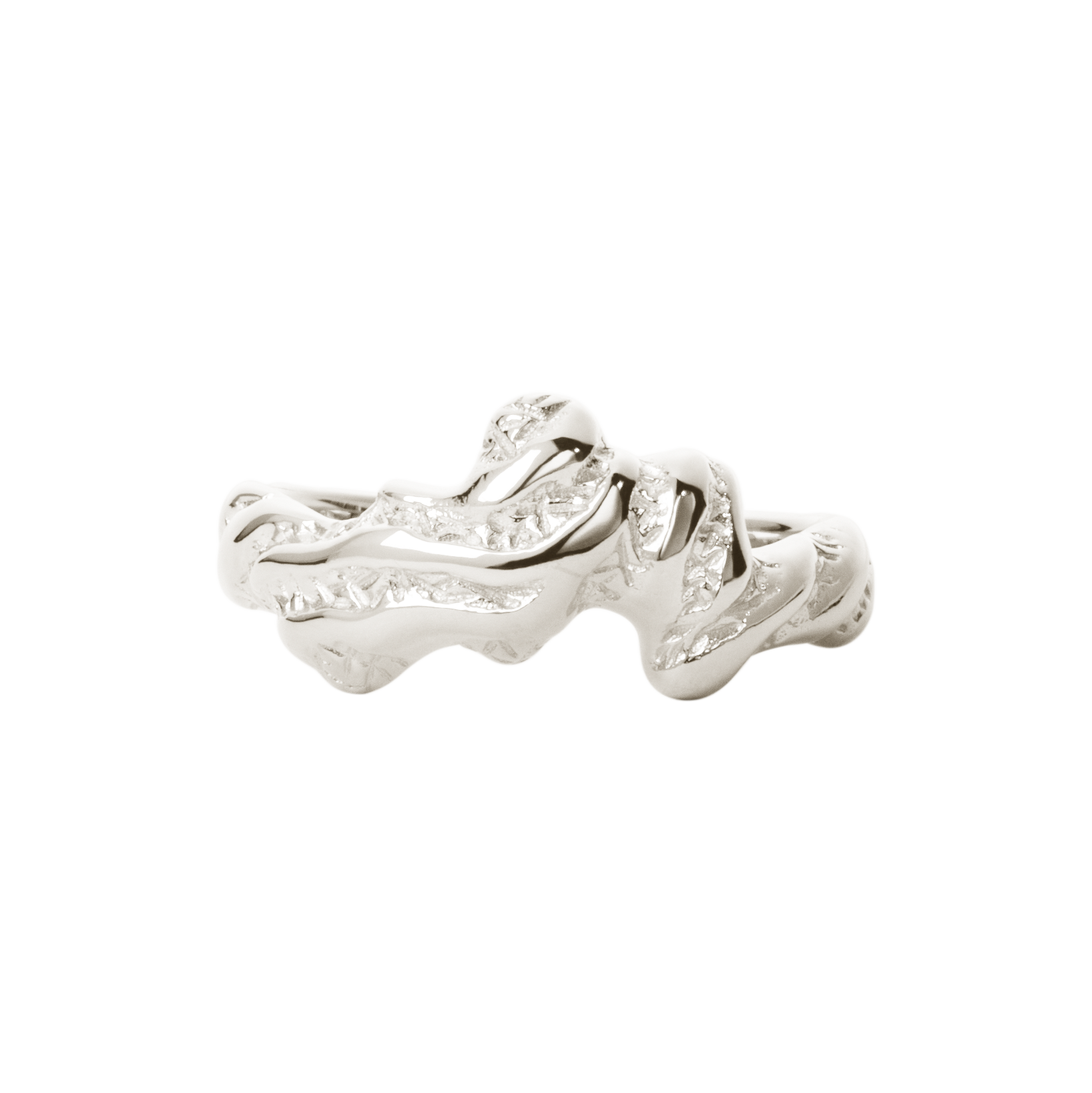 Sway Zebra ring - sølv