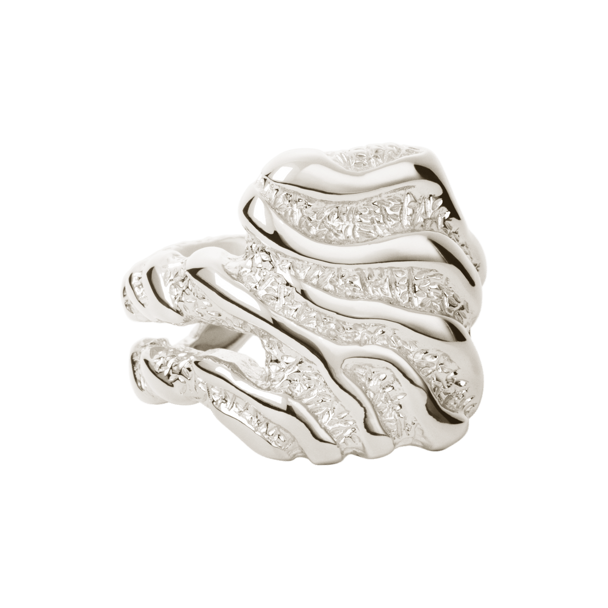 Camille Brinch Ringe Large Zebra ring - sølv