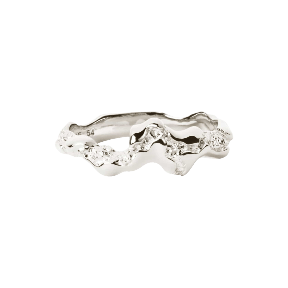 Camille Brinch Ringe Small Fusion Contrast Ring - sølv