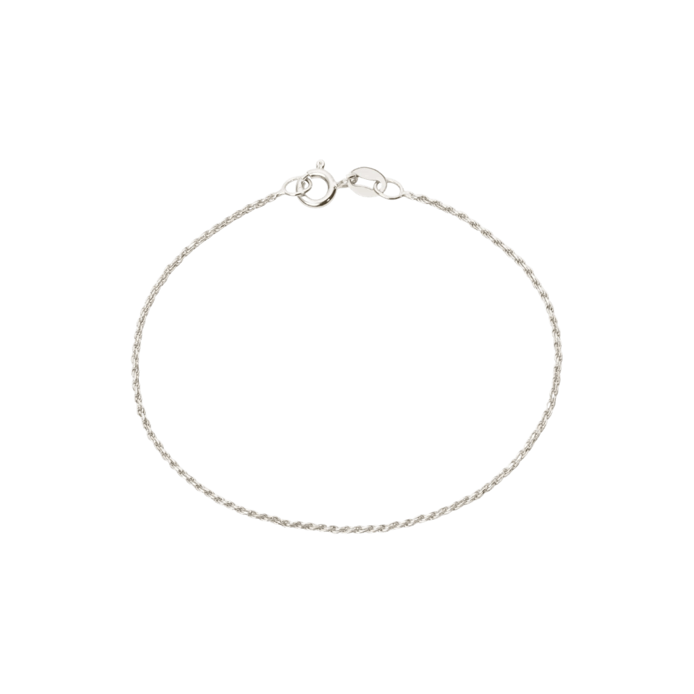 Camille Brinch Armbånd Small Twisted Sparkly armbånd - sølv