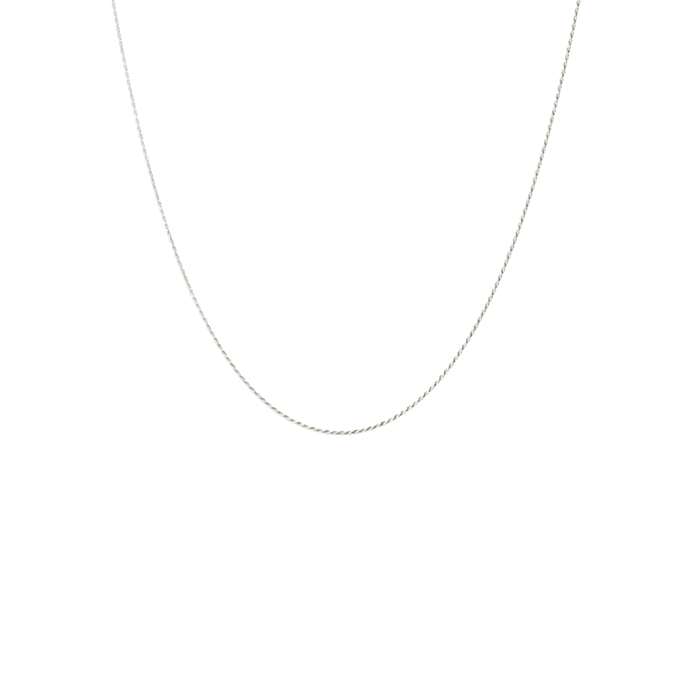 Camille Brinch Halskæder Small Twisted Sparkly halskæde - sølv STSPN-45