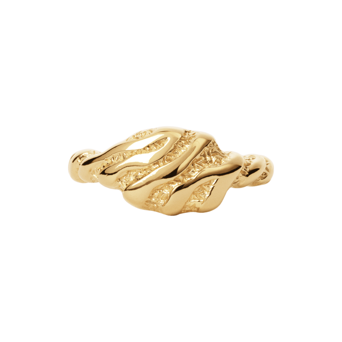 Camille Brinch Ringe Small Zebra ring - forgyldt