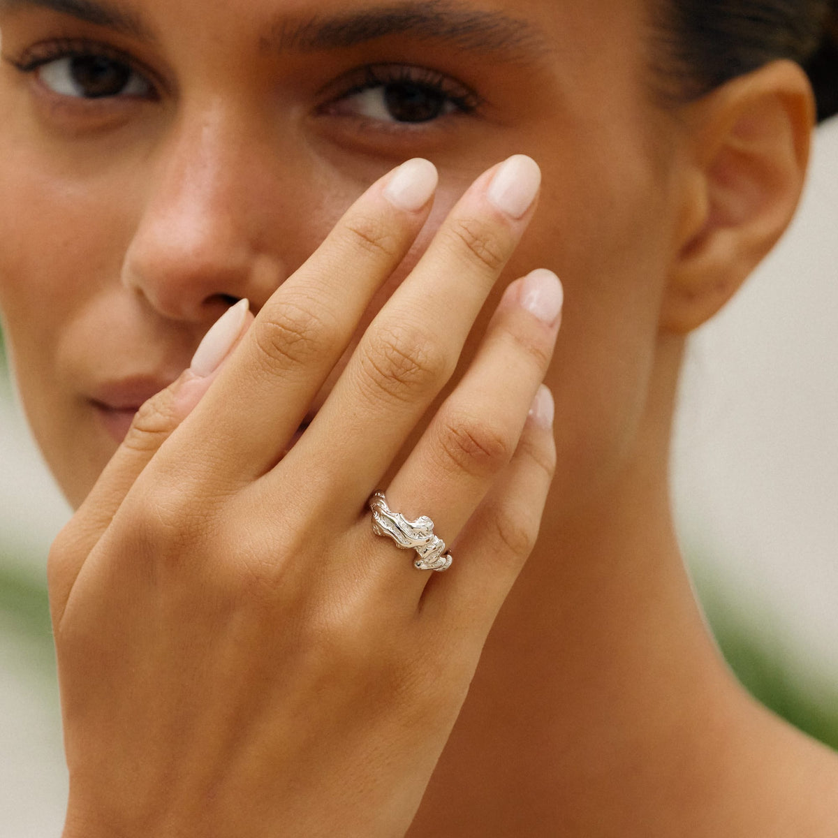 Camille Brinch Ringe Sway Zebra ring - sølv