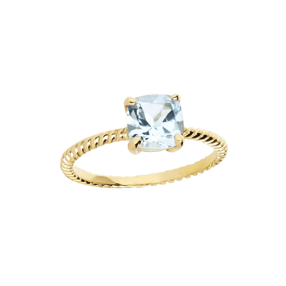 Carré Ringe GEM CANDY ring med blå topas