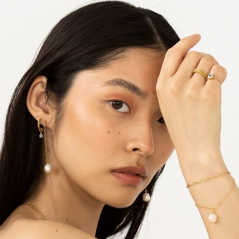 Carré Ringe GEM CANDY ring med blå topas