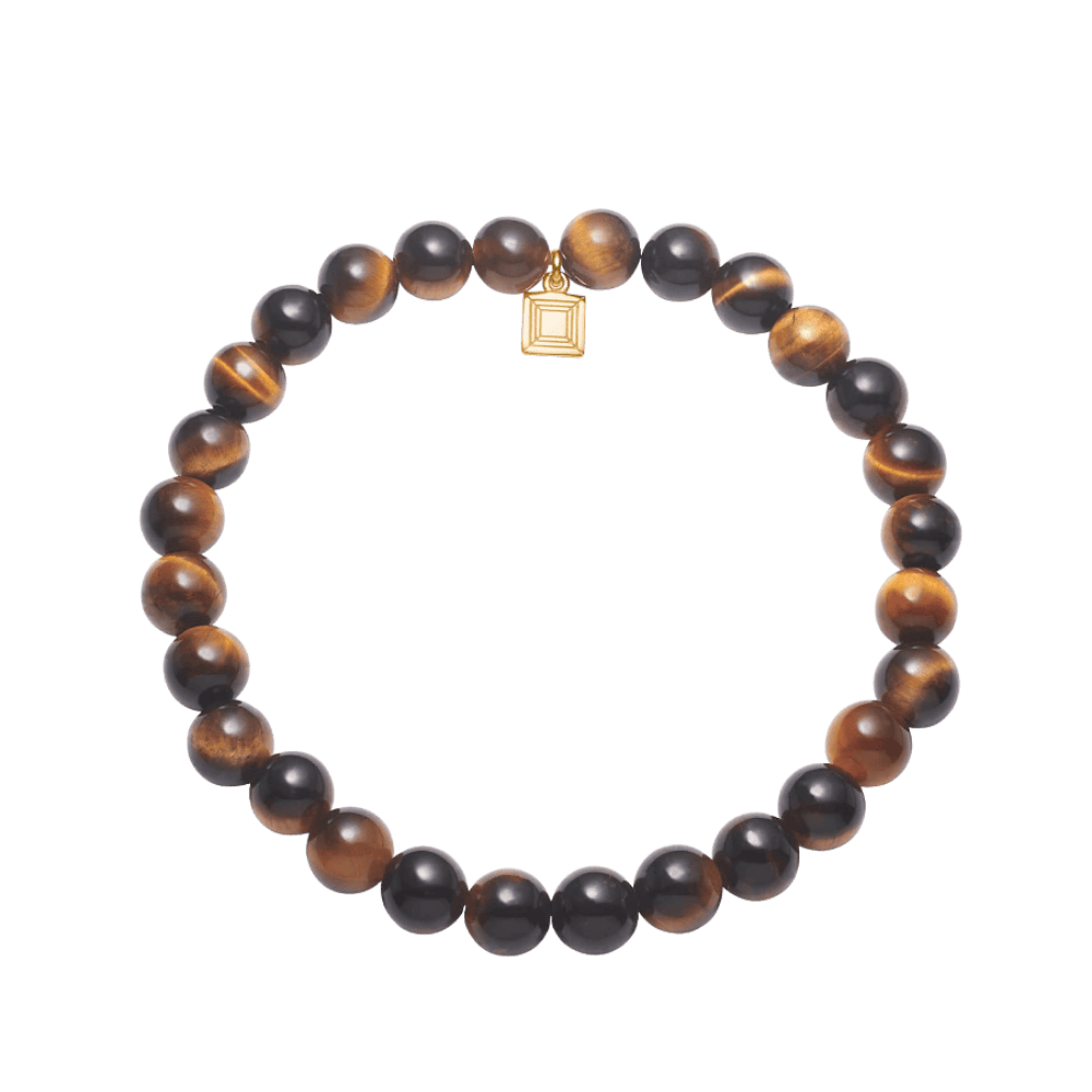Carré Armbånd Lido armbånd med tiger eye - forgyldt FB 4573 TE 17cm