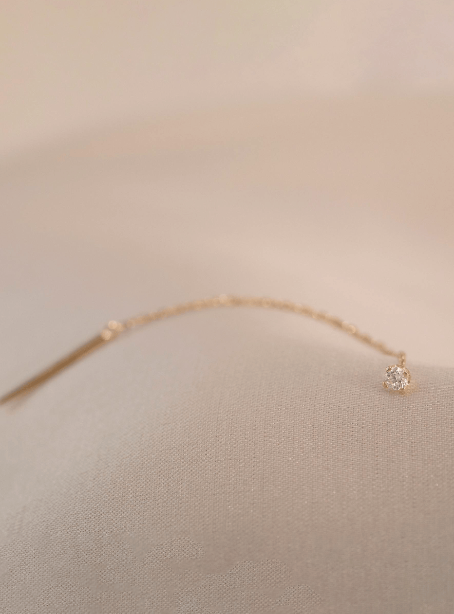 Carré Øreringe Melina ørestik med diamant - 10 K TS 4278 DI0,03WSI 1pc.