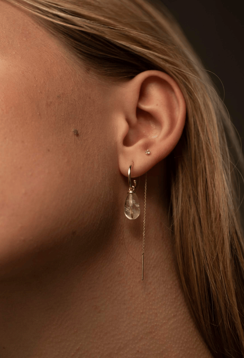 Carré Øreringe Melina ørestik med diamant - 10 K TS 4278 DI0,03WSI 1pc.