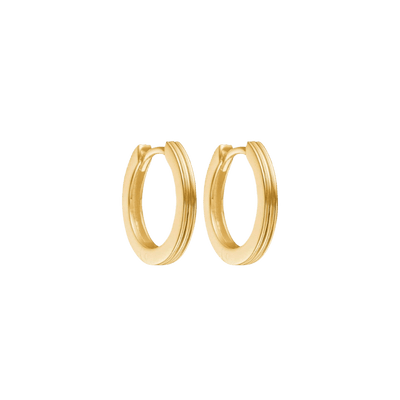 Carré Øreringe Unicorn guld hoops øreringe 15 mm - forgyldt FH 4415 1,5cm 1pc.