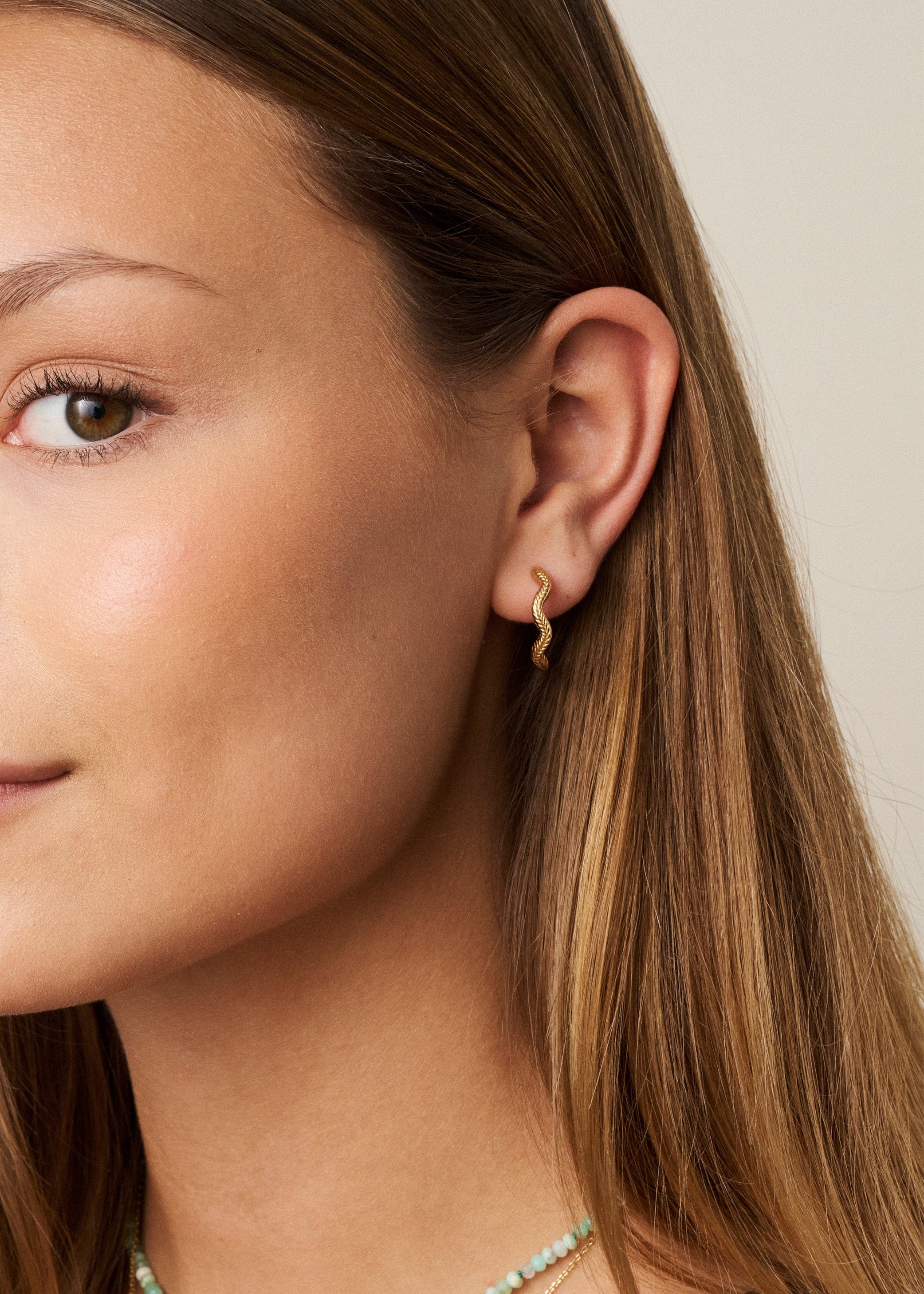 Carré Wave hoops 2 cm - forgyldt FH 4525 2cm