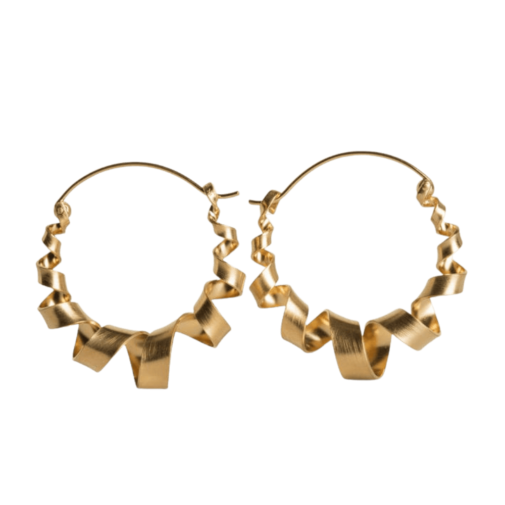 Jane Kønig Øreringe Curly Hoop