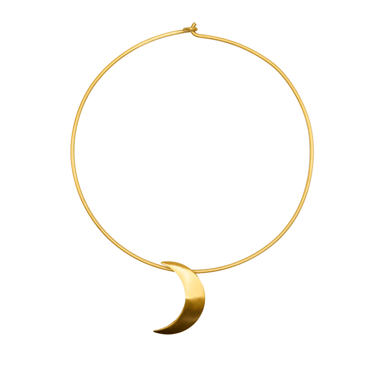 Jane Kønig Halskæder Half Moon 2.0 Choker - forgyldt stål HMC-AW26-SS-G