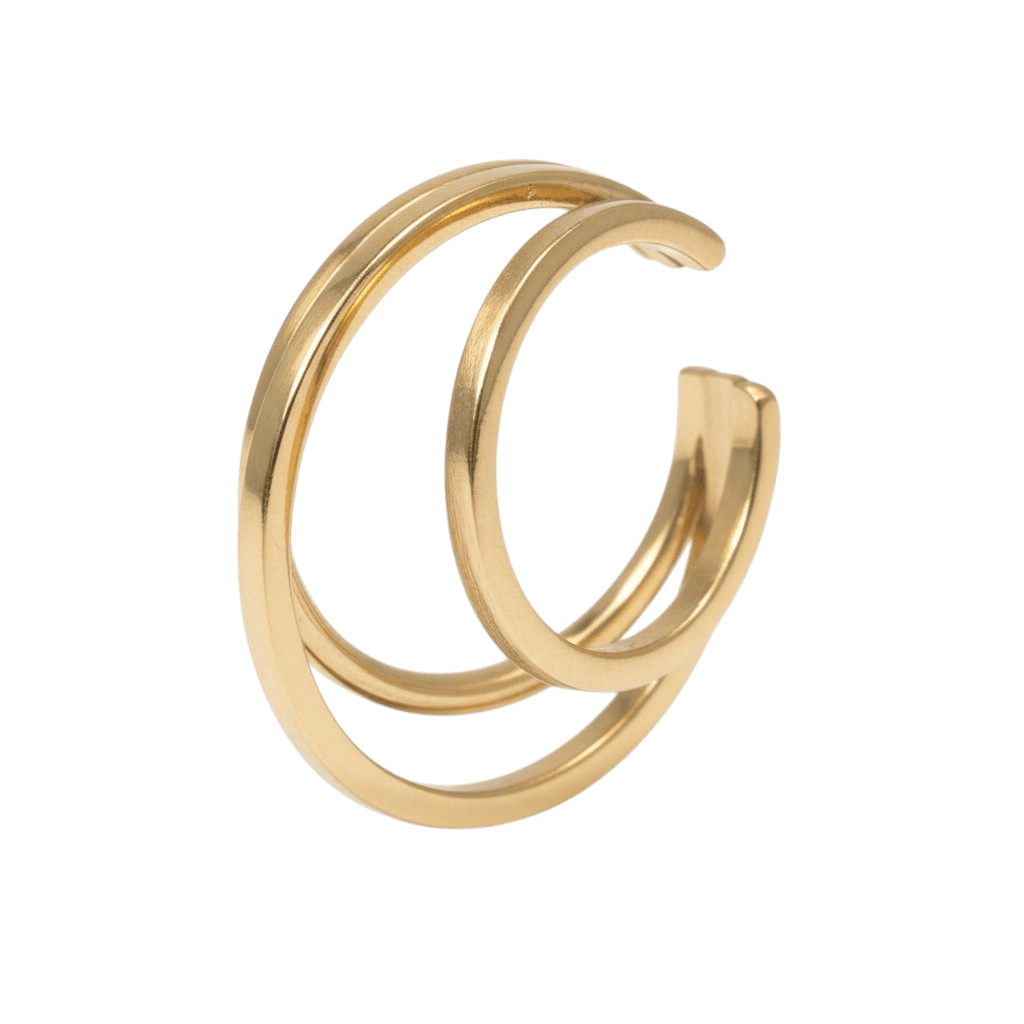 Jane Kønig Ørering Olympia Cuff ørering - Forgyldt