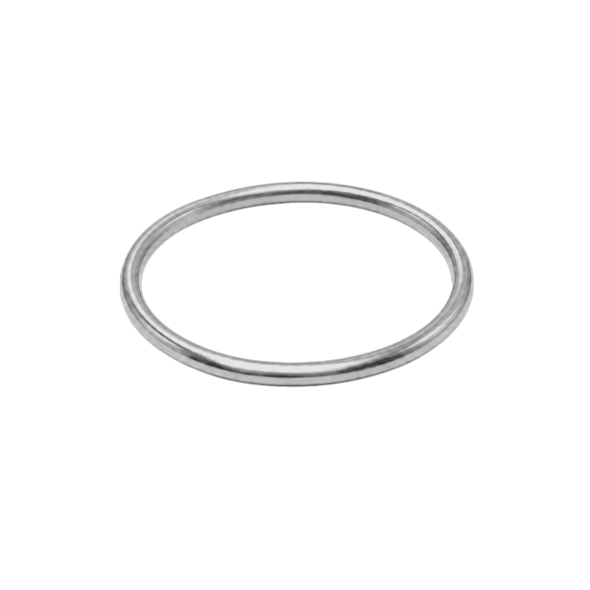 Jane Kønig Armbånd Simple Bangle 2.0 - sølvbelagt stål