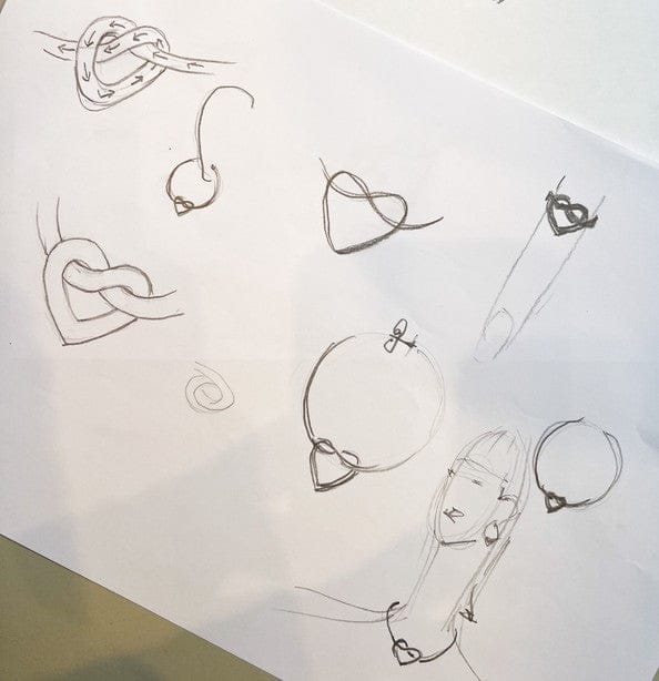 Jane Kønig Armbånd Tied heart bangle armbånd - sølv THA-AW25-S_M