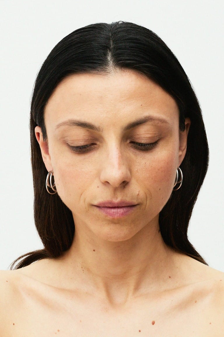 Jane Kønig Ørering Tripple Olympia Hoop - Sølv