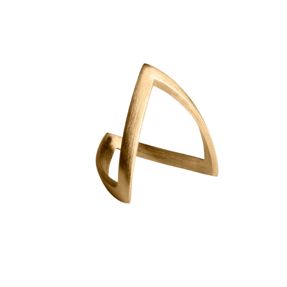 Jane Kønig Ringe V-RING - Forgyldt