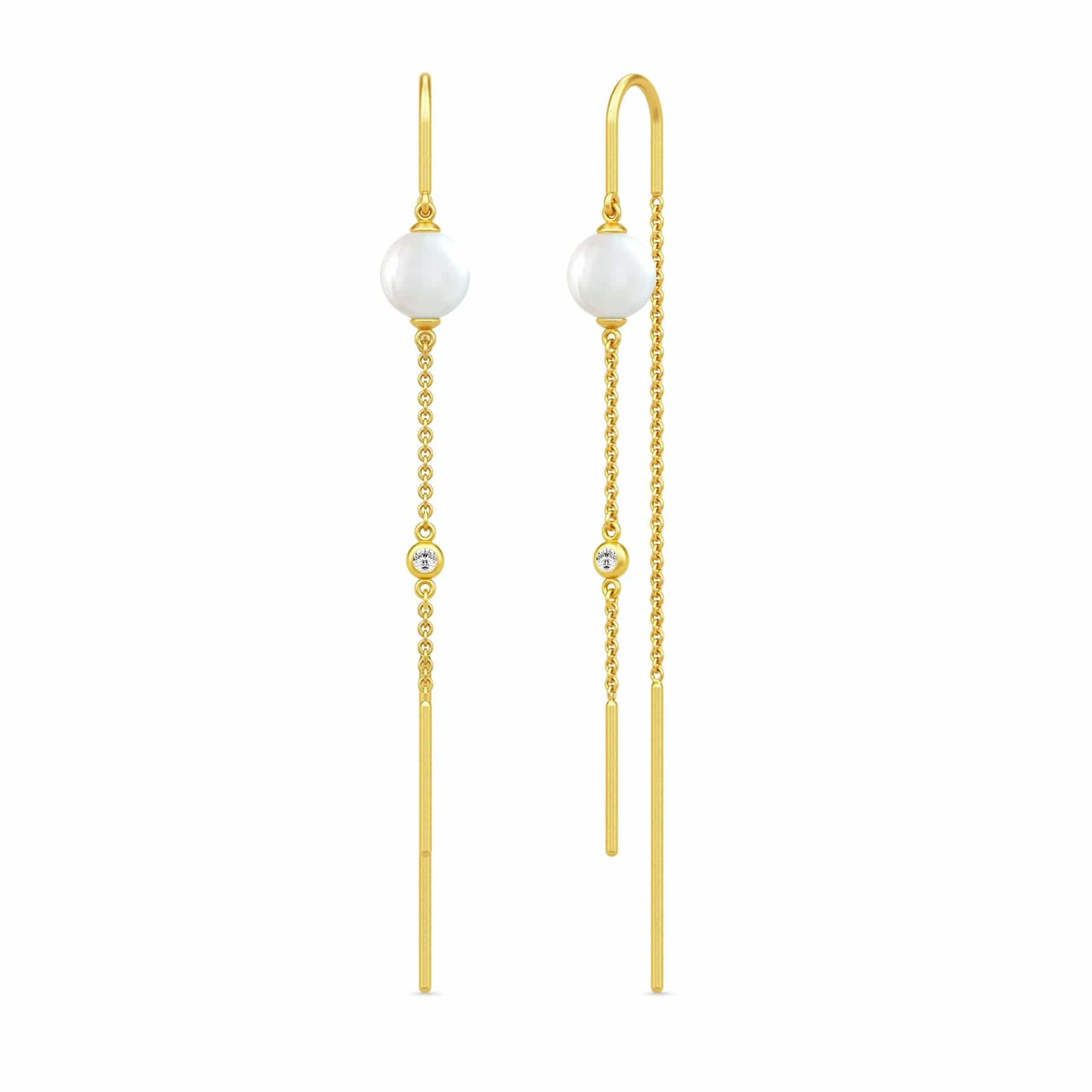 Julie Sandlau Ariel perleørering - forgyldt HKS636GDWHPLCZ