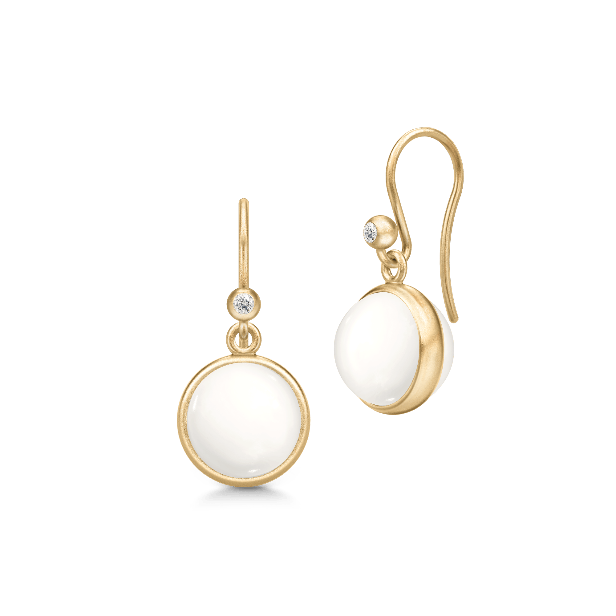 Julie Sandlau Øreringe Prime øreringe Ivory krystal - forgyldt HKS181GDIVCRCZ