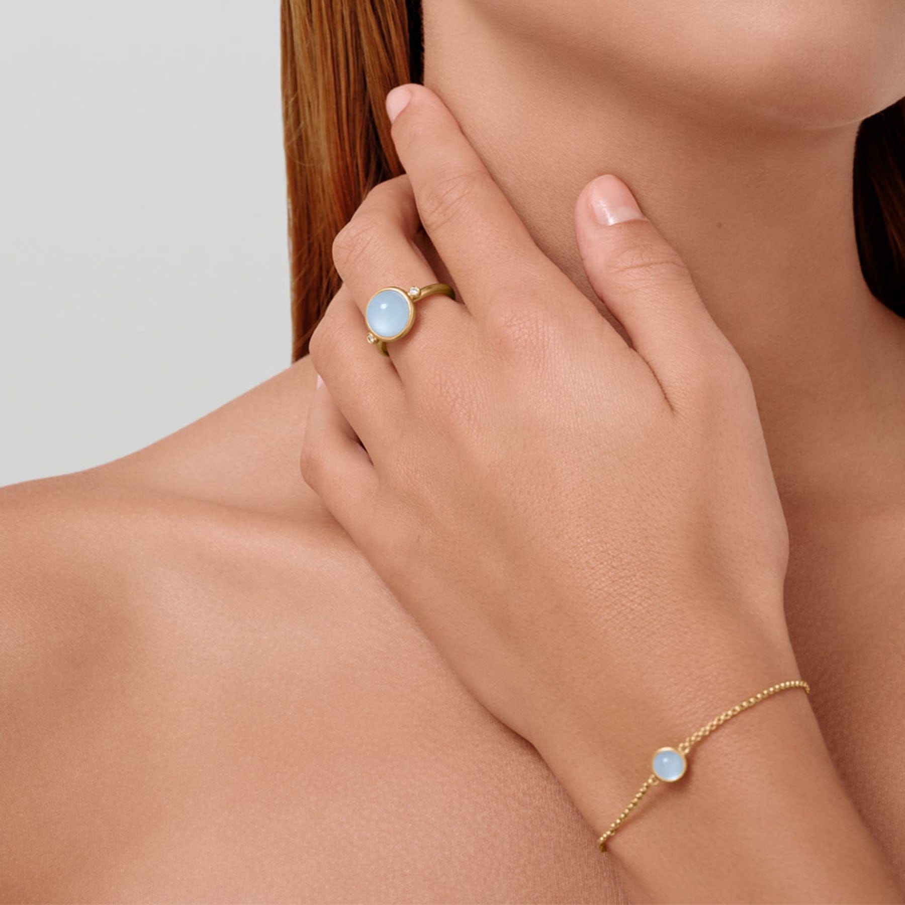 Julie Sandlau Ringe Prime ring smokey med krystal og zirkoner - forgyldt