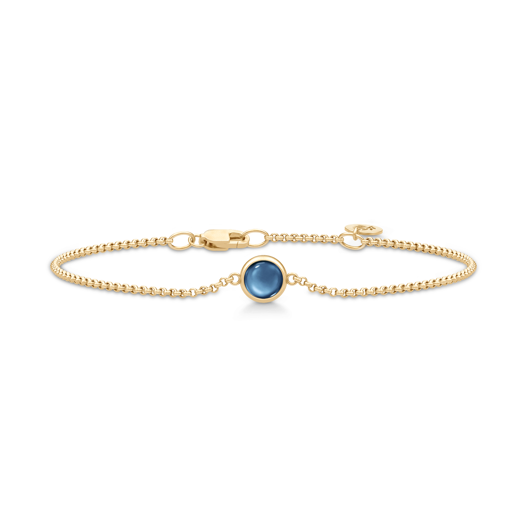 Julie Sandlau Armbånd Primini armbånd Sapphire Blue BR258GDSACR