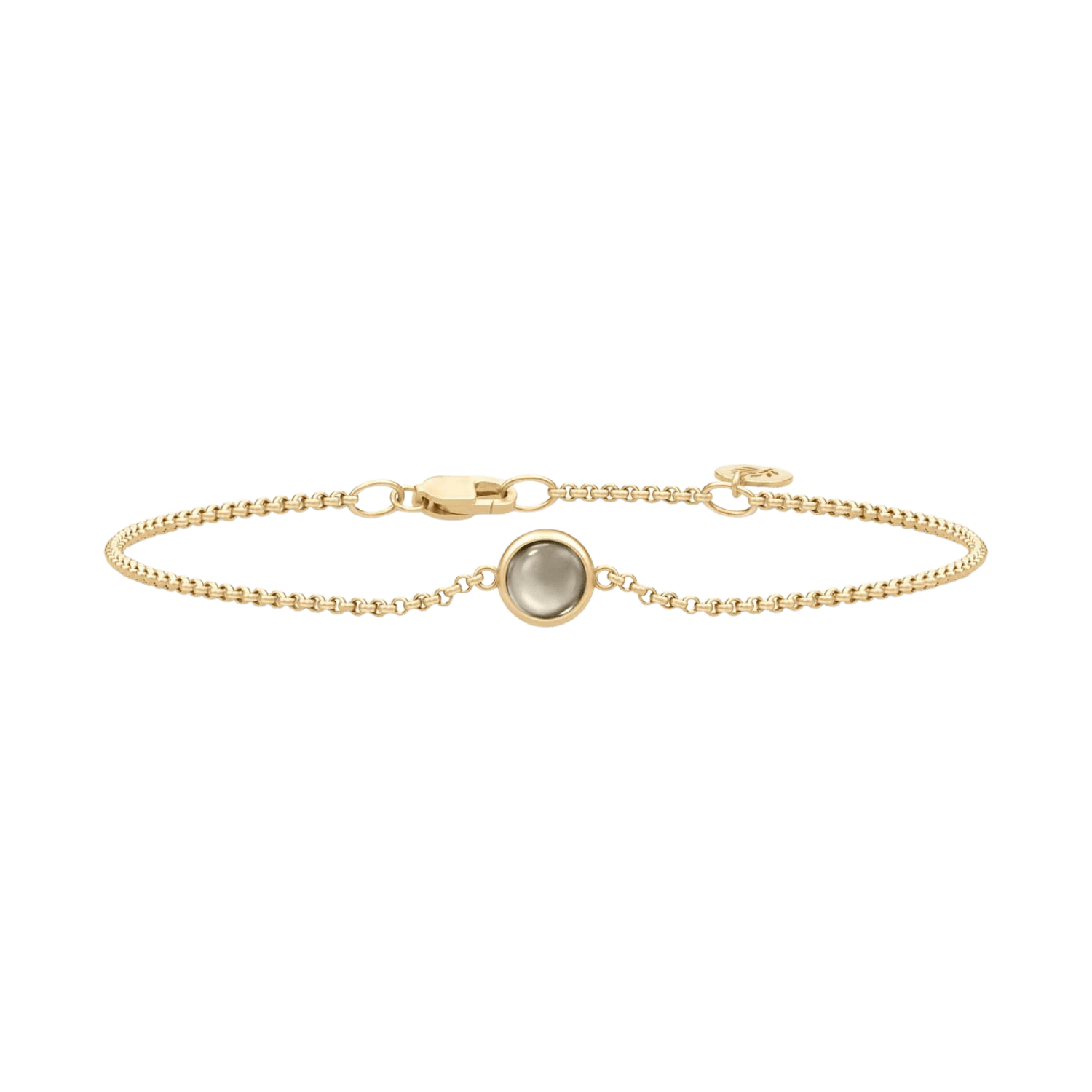 Julie Sandlau Armbånd Primini armbånd smokey med krystal - forgyldt BR258GDSMCR