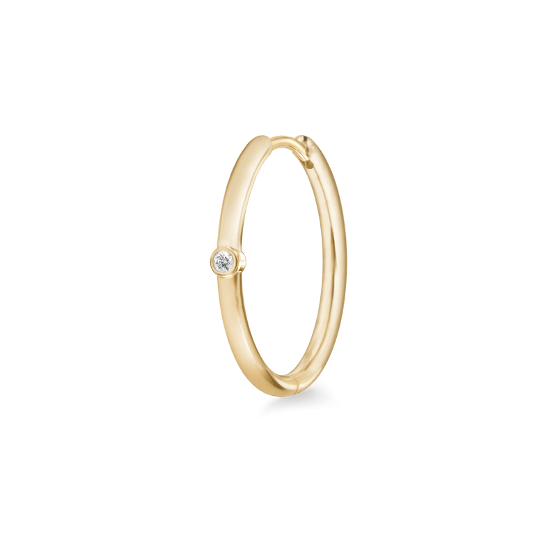 Julie Sandlau Øreringe Purity Large Hoop 14K YG14-HPM99