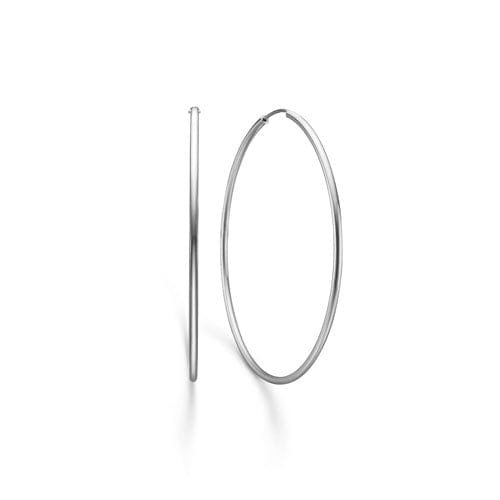 jwlry essentials Øreringe CREOL 50 MM - Sølv 8110525