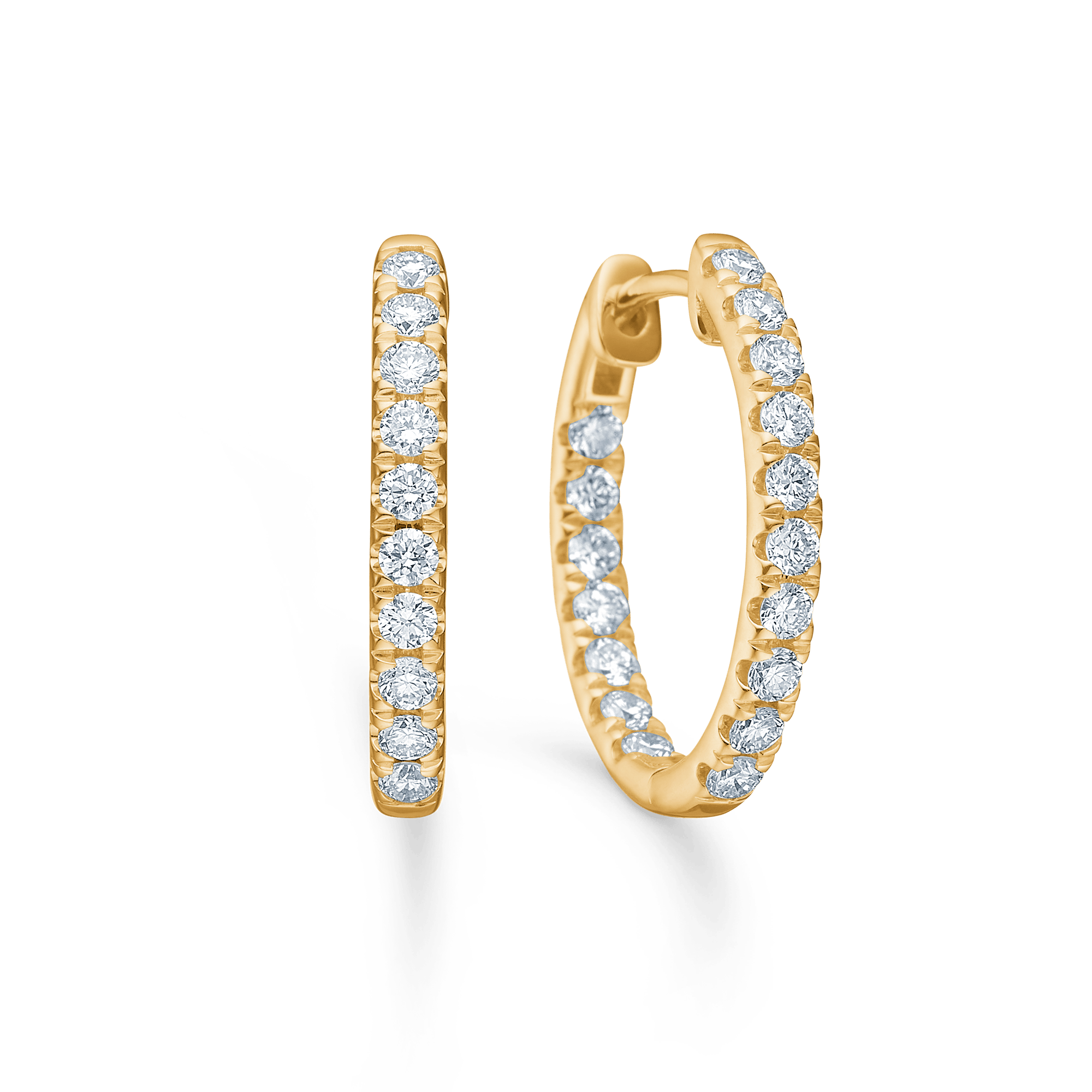 jwlry essentials Diamond Dream creol med 1 ct - 14 karat 01-511031