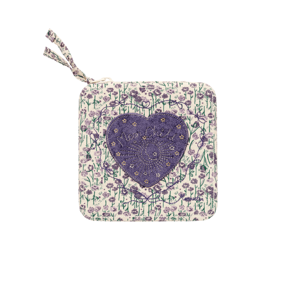 Maanesten Smykkeskrin Amelia smykkeskrin - Purple heart