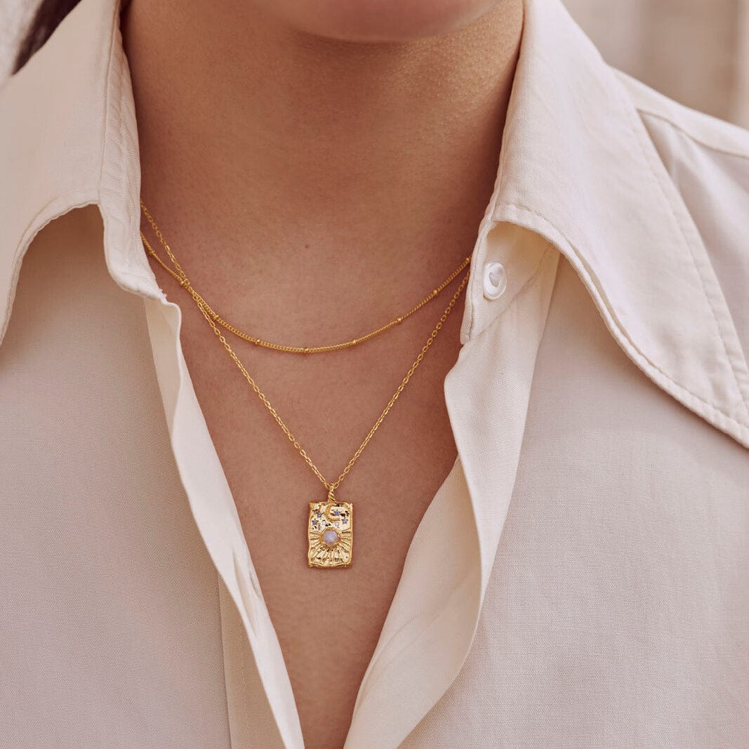 Maanesten Halskæder Aylin halskæde - forgyldt 2611a