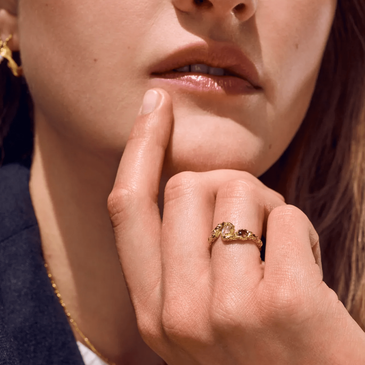Maanesten Ringe Baila ring - Forgyldt