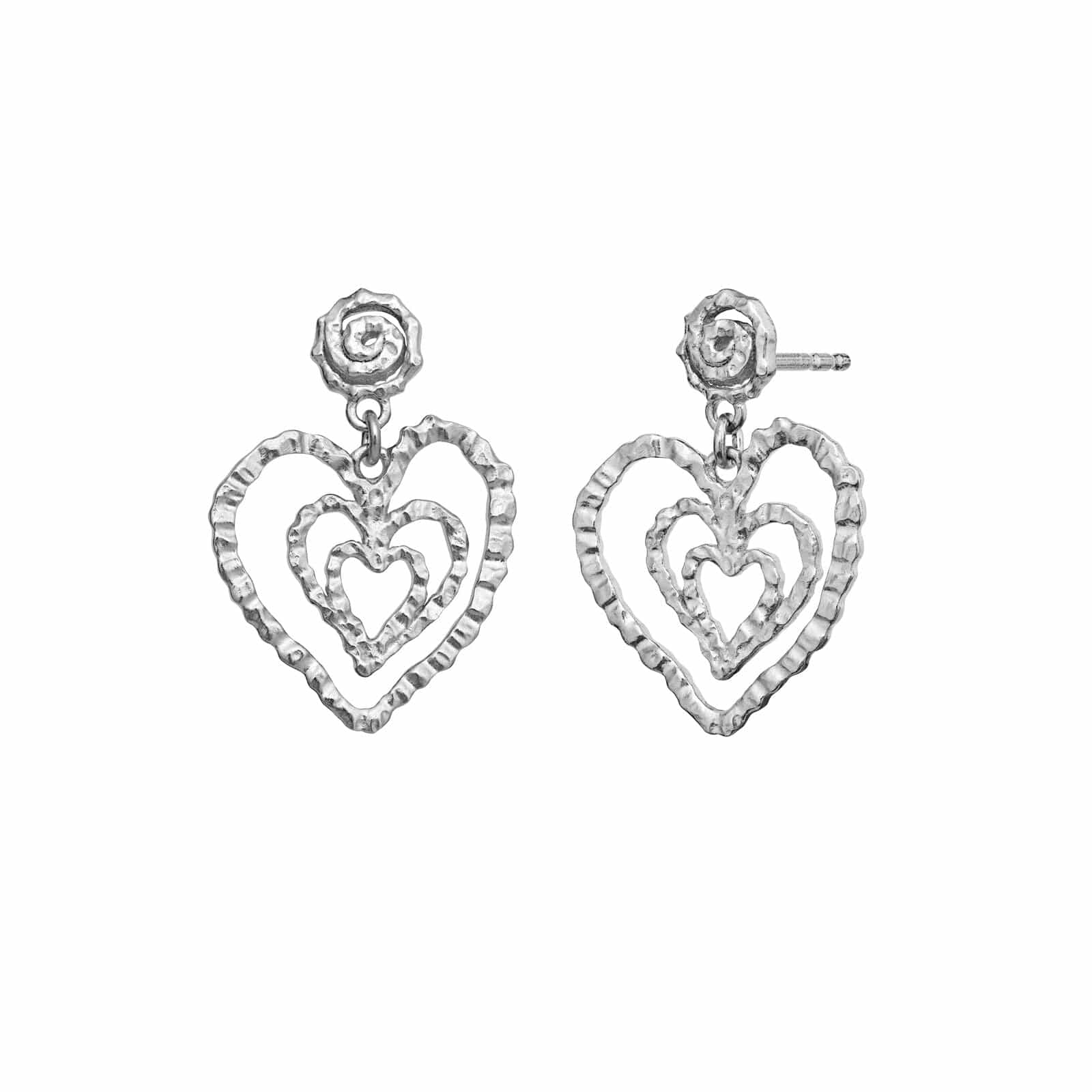 Maanesten Beate Petite ørering  - sølv 10088C