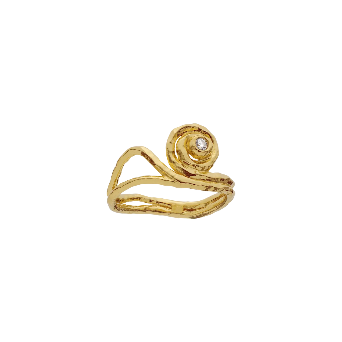 Maanesten Ringe Devi ring - forgyldt
