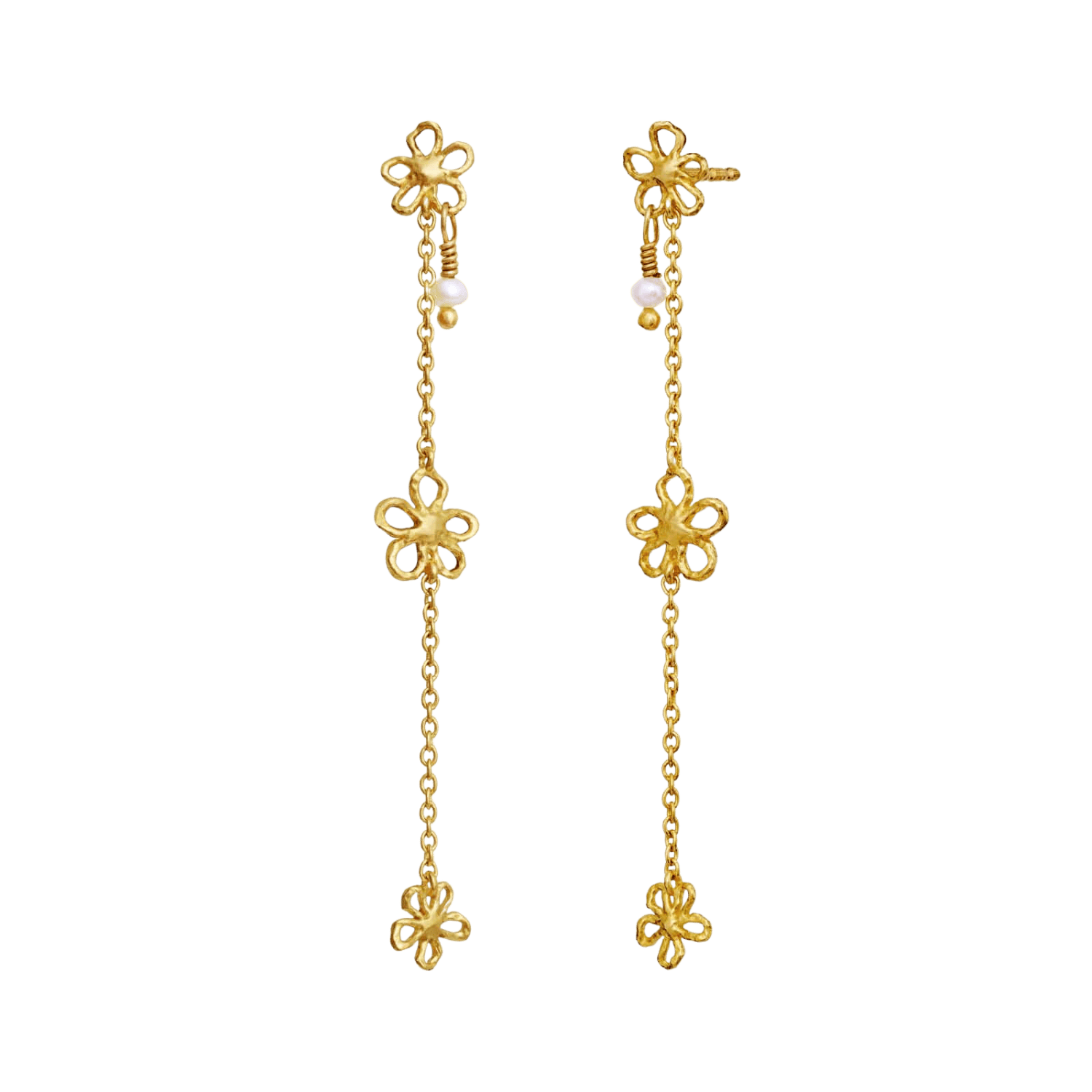 Maanesten Felixa øreringe - forgyldt 10094a