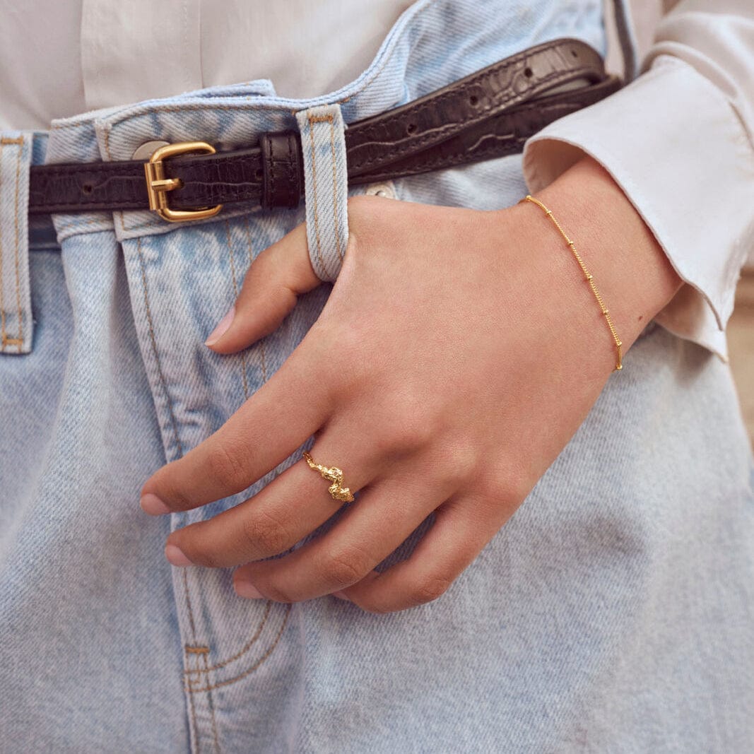 Maanesten Ringe Frida ring - Forgyldt