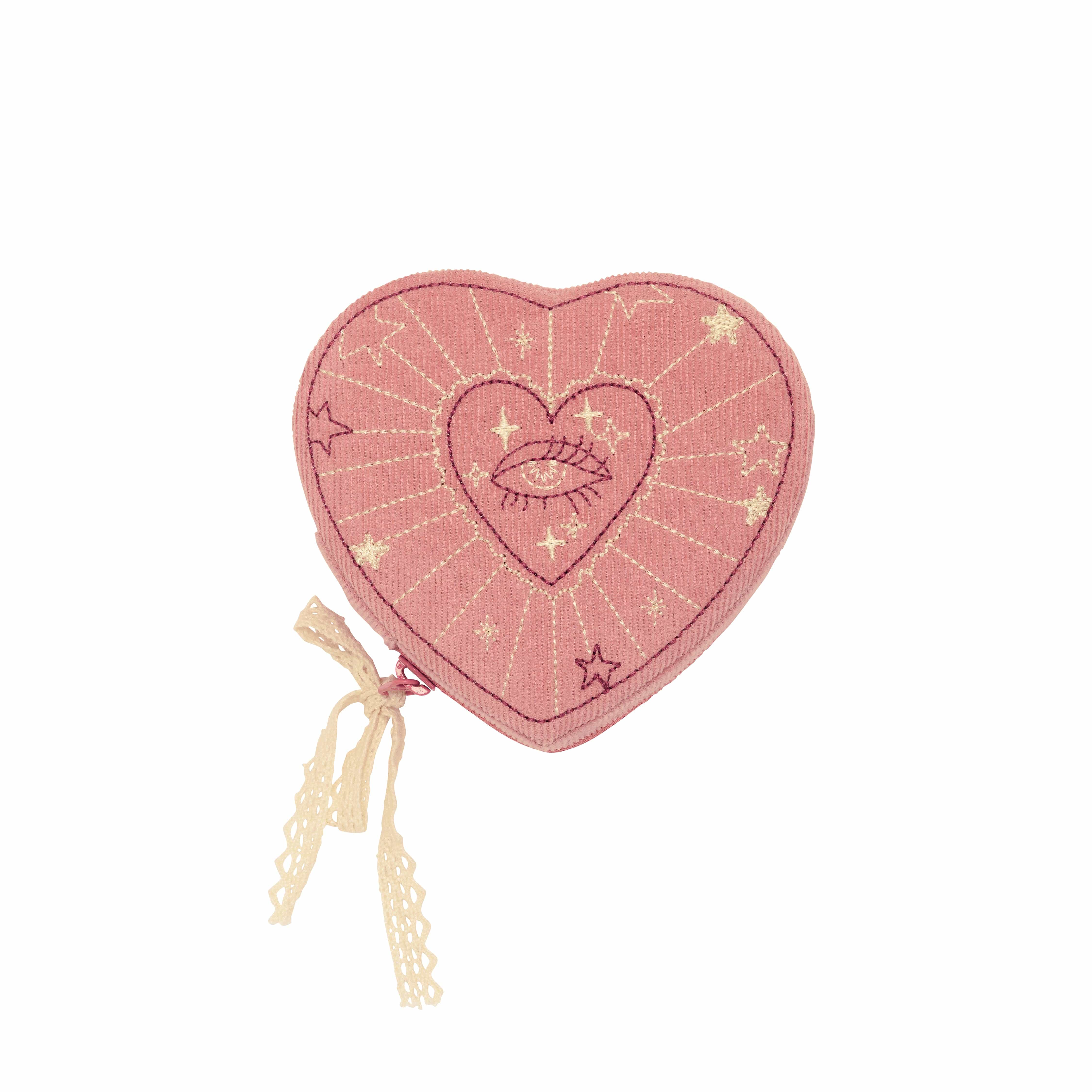 Maanesten Smykkeskrin Heart Jewelry Box Pink Theatre Magic 4109
