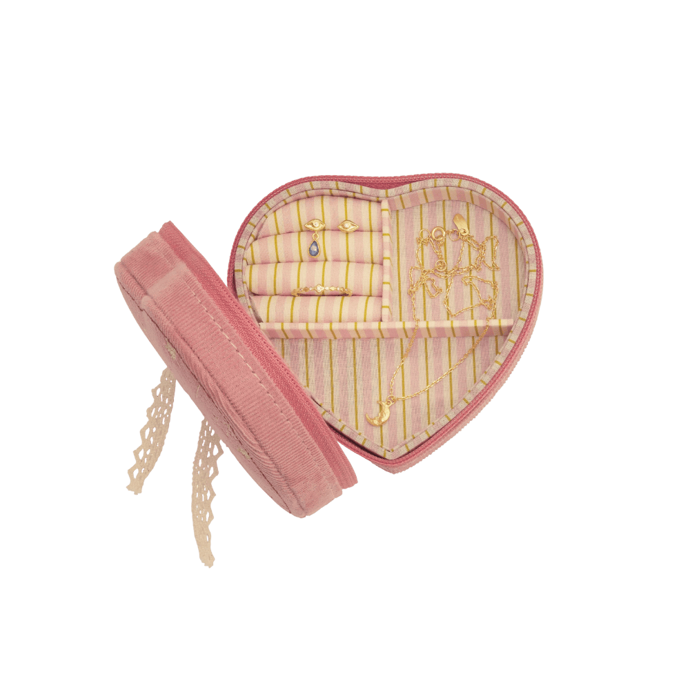 Maanesten Smykkeskrin Heart Jewelry Box Pink Theatre Magic smykkeskrin 4109