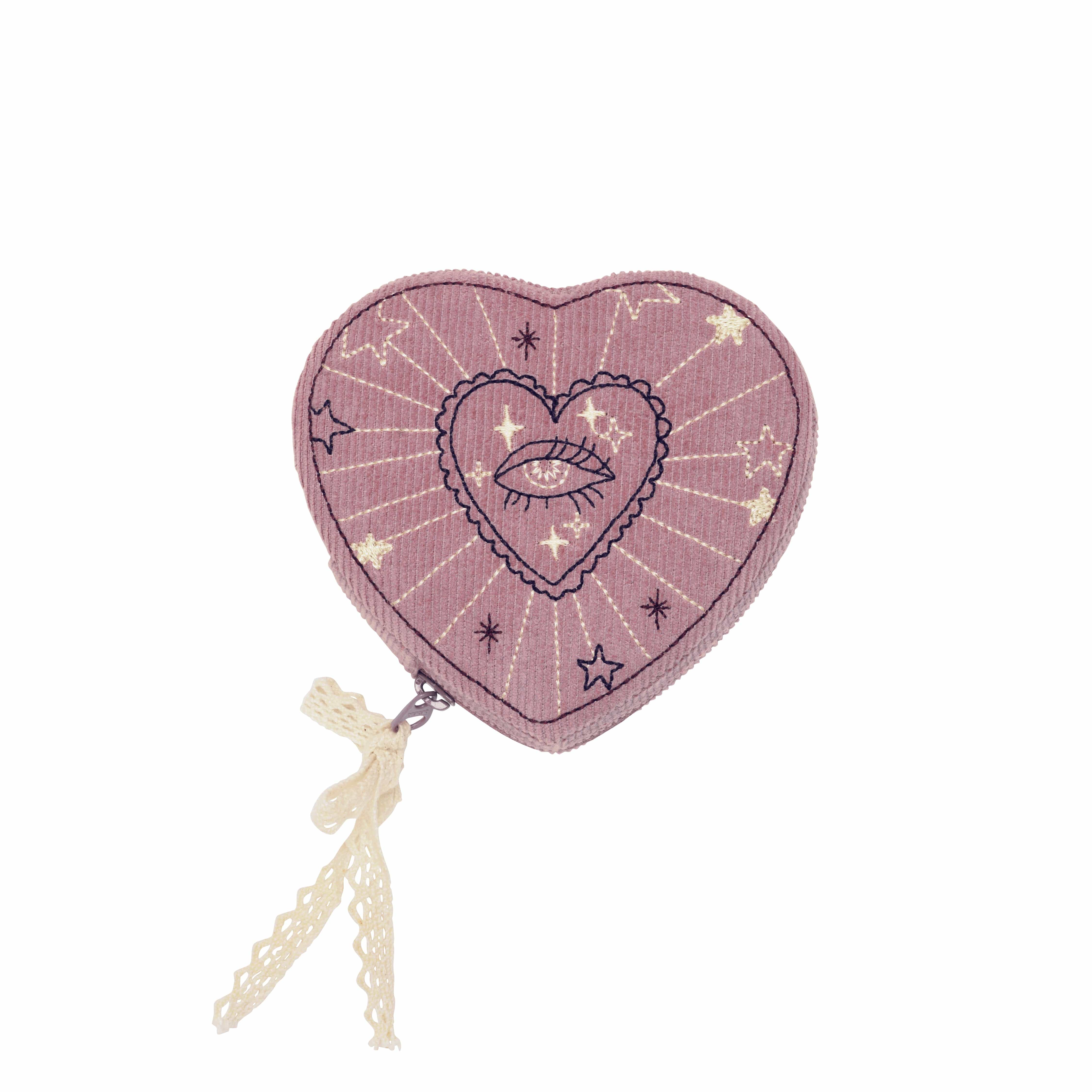 Maanesten Smykkeskrin Heart Jewelry Box Purple Theatre Magic 4108