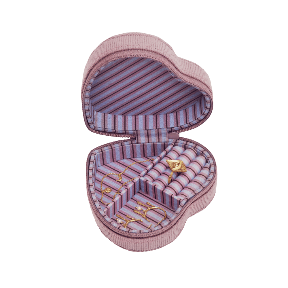 Maanesten Smykkeskrin Heart Jewelry Box Purple Theatre Magic smykkeskrin 4108