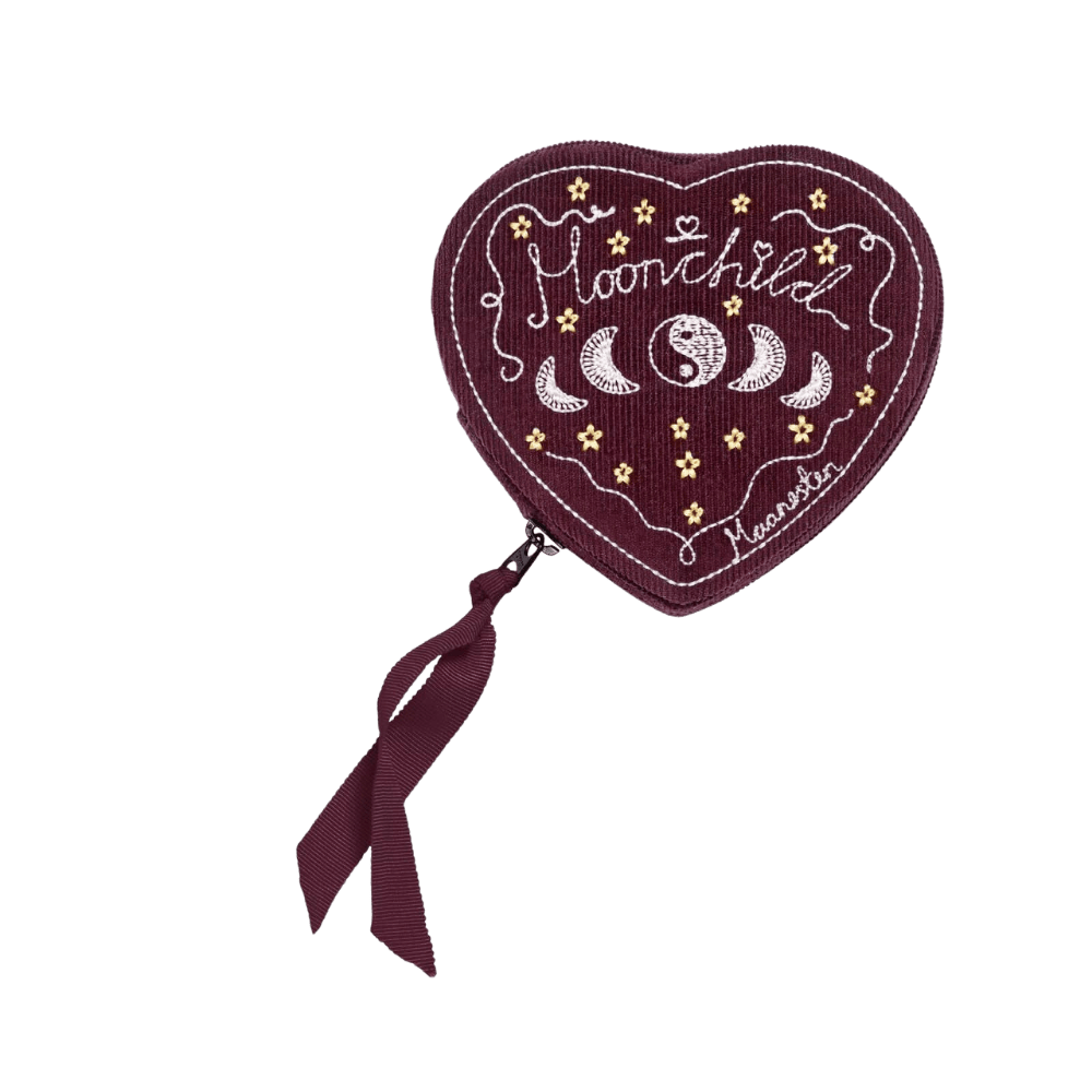 Maanesten Smykkeskrin Heart Jewelry Box smykkeskrin, Maroon 4207
