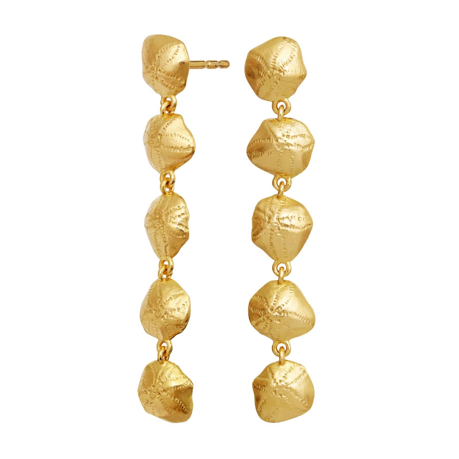 Maanesten Kesha øreringe - forgyldt 10098A